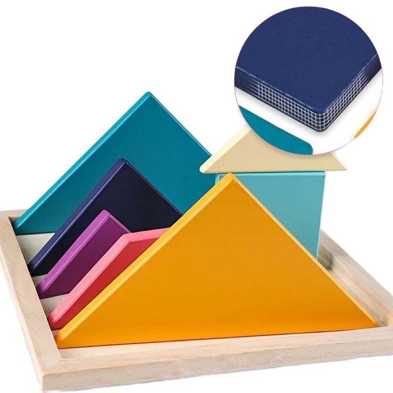 モンテッソーリ ColorWood タングラム セット