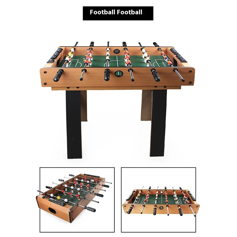 フーズボール、エアホッケー、卓球、ビリヤードを備えた 4-in-1 マルチゲームテーブル