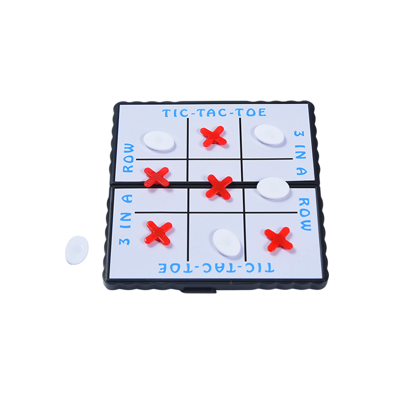 磁気折りたたみ式三目並べゲーム - コンパクト トラベル エディション