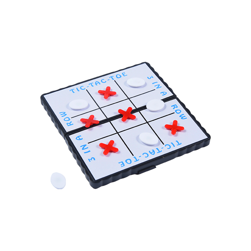 磁気折りたたみ式三目並べゲーム - コンパクト トラベル エディション