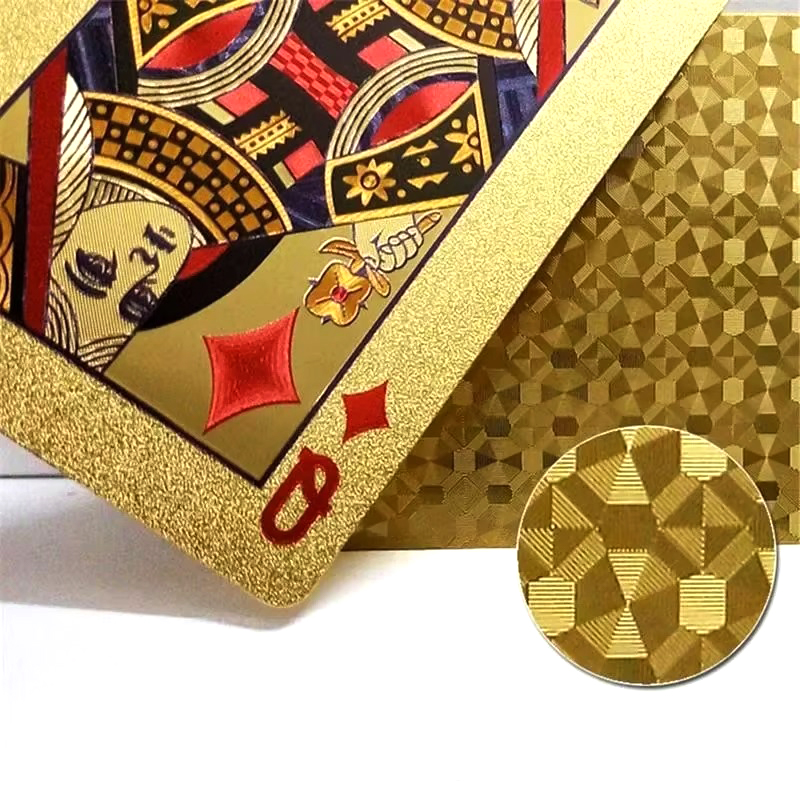 金メッキのトランプ