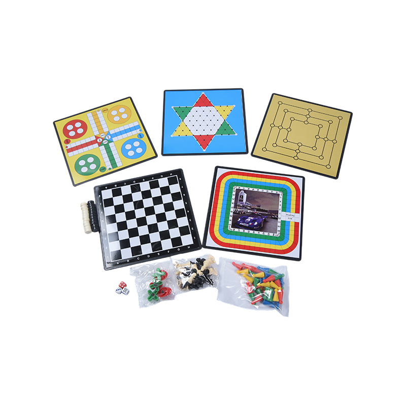 メタルブリキケース 7-in-1 磁気ボードゲームセット