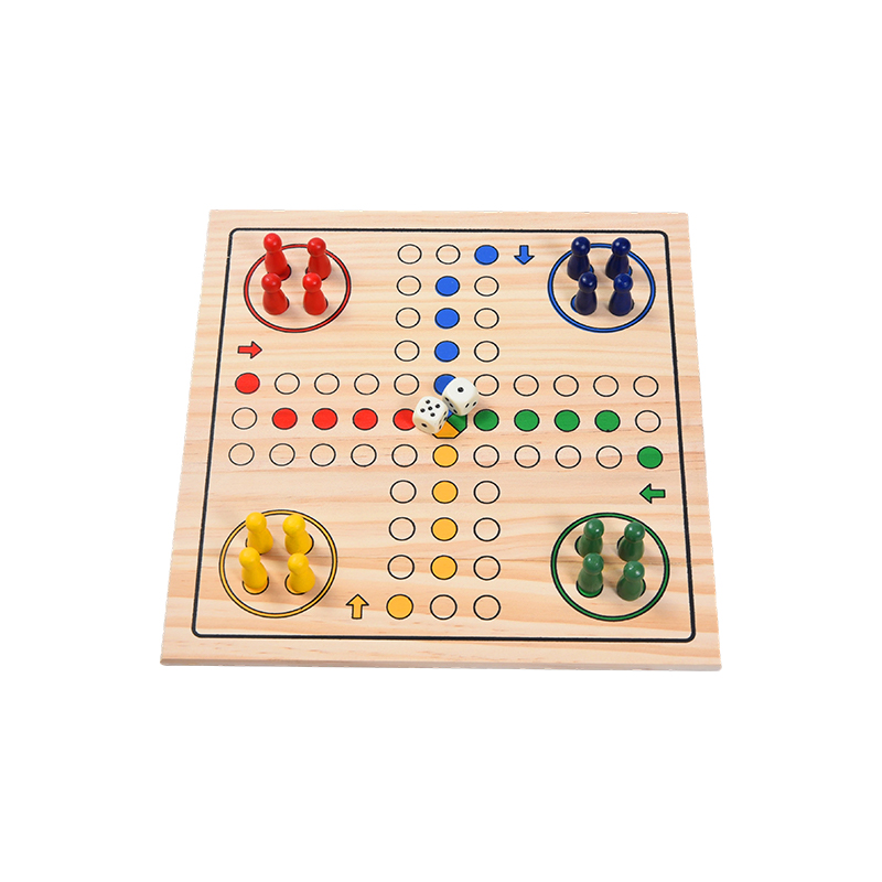 ファミリー エンターテイメント エディション クラシック LUDO 木製ボード ゲーム